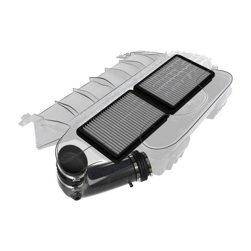 aFe Super Stock Carbon Fiber Pro Dry S Induction System 2021 RAM 1500 TRX V8-6.2L SC