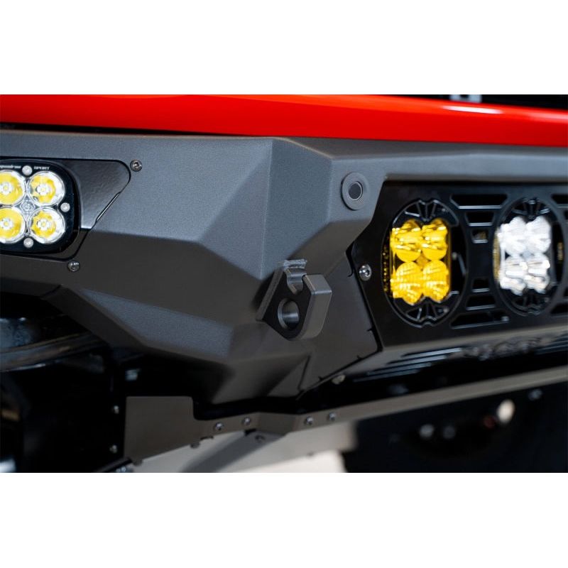 Addictive Desert Designs 21-22 Ford Bronco Bomber Front Bumper (w/ 3 Baja Designs LP4 Mounts)