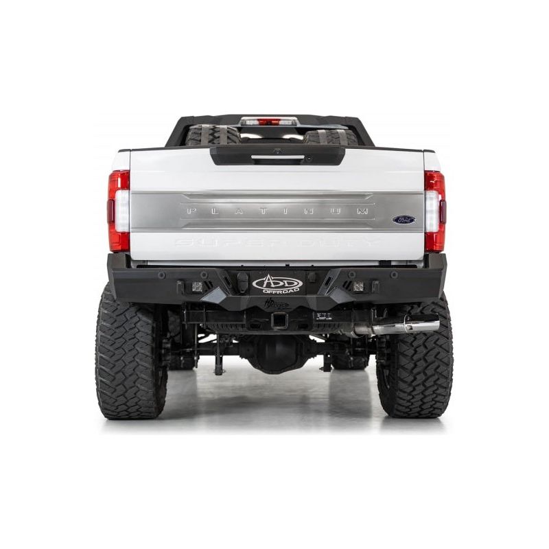 Addictive Desert Designs 17-20 Ford Super Duty Bomber HD Rear Bumper w/ Mounts For Cube Lights