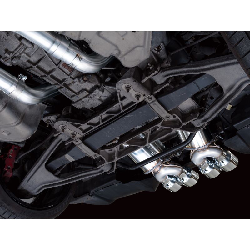 AWE Tuning C6 Chevrolet Corvette Z06/ZR1 Touring Edition Axle-back Exhaust w/ Chrome Silver Tips