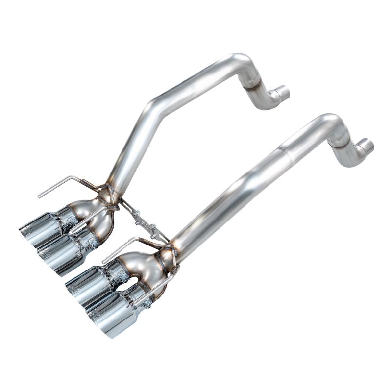AWE Tuning 05-07 C6 Chevrolet Corvette 6.0L Track Edition Axleback Exhaust w/ Chrome Silver Tips