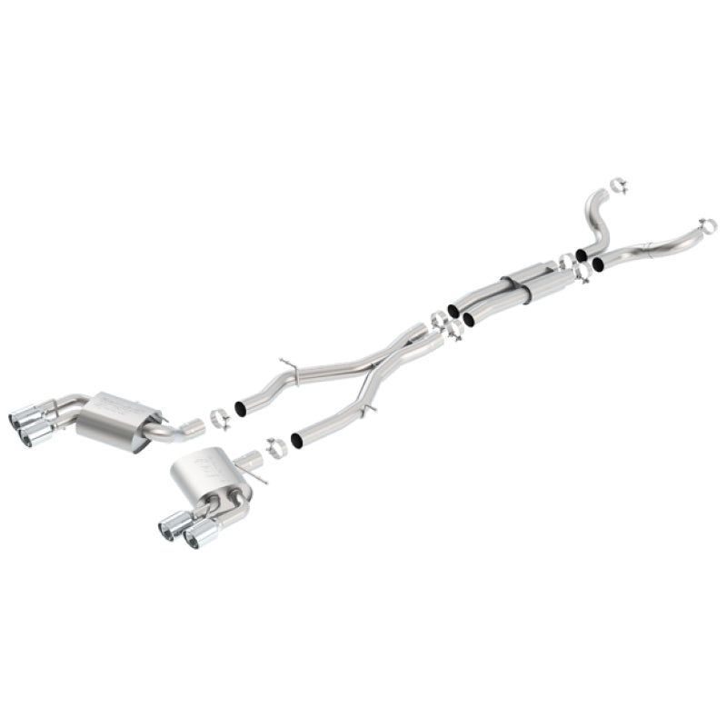Borla 16-17 Camaro SS 6.2L Dual Tip Dual Split Rear Exit Dual Mode Catback Exhaust (NPP)