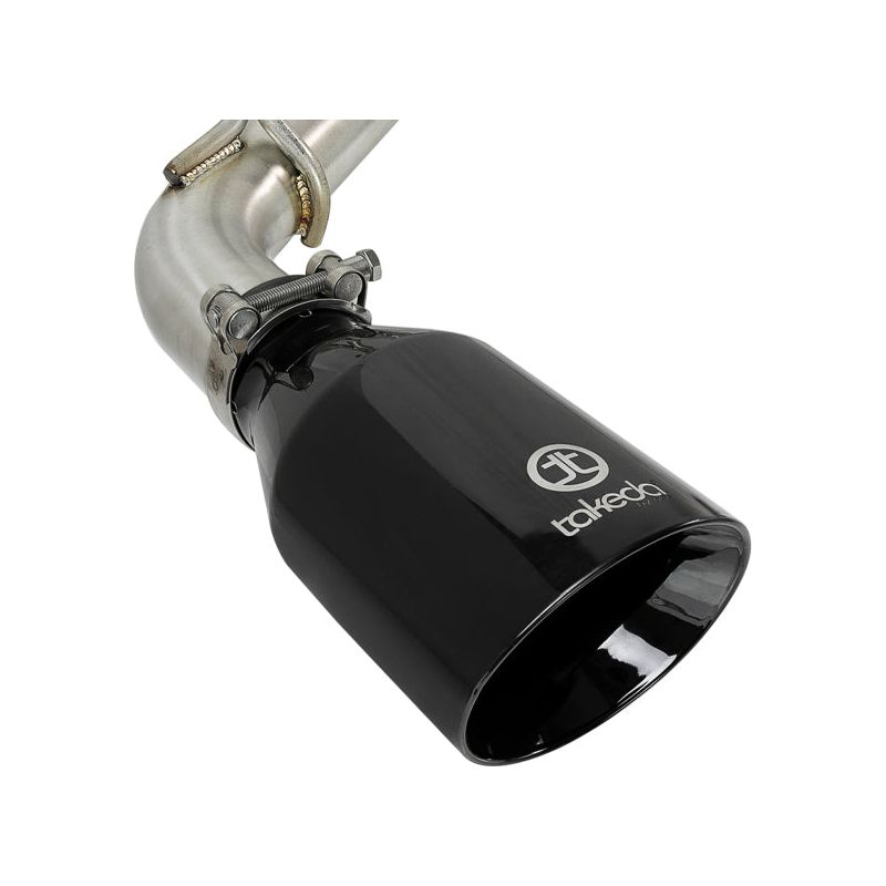 aFe Takeda 2.5in 304 SS Cat-Back Exhaust System w/ Black Tips 16-18 Infiniti Q50 V6-3.0L (tt)