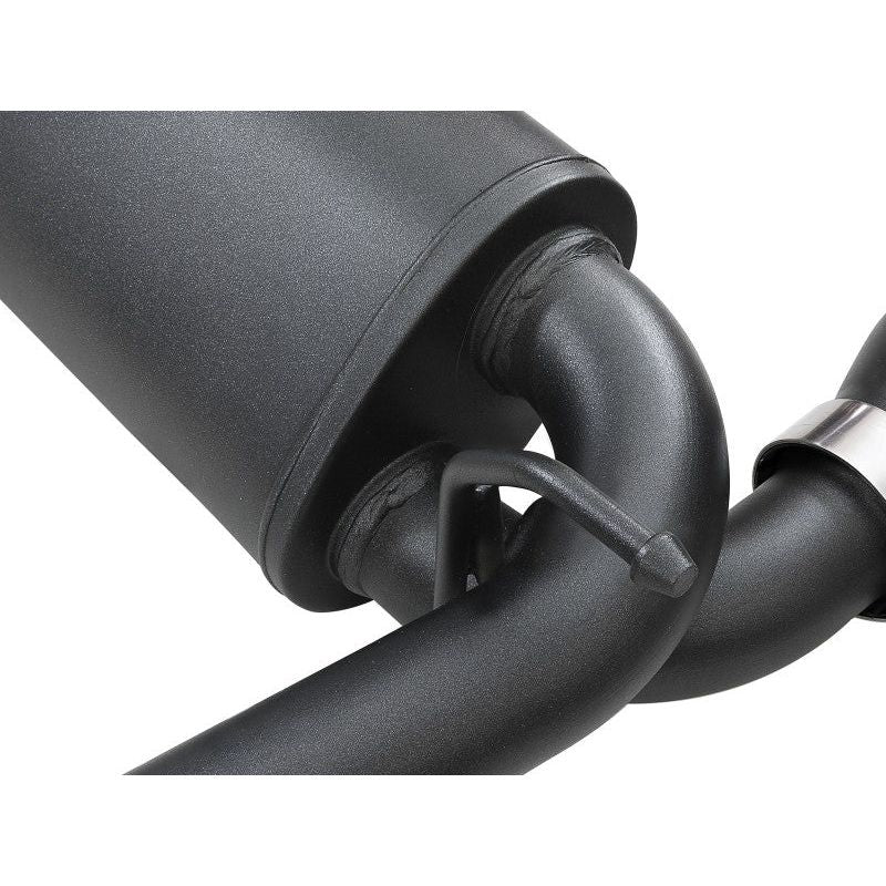 aFe Rebel Series 409 Stainless Steel Cat-Back Exhaust 18-21 Jeep Wrangler JL 2.0L (t) - Black Tip