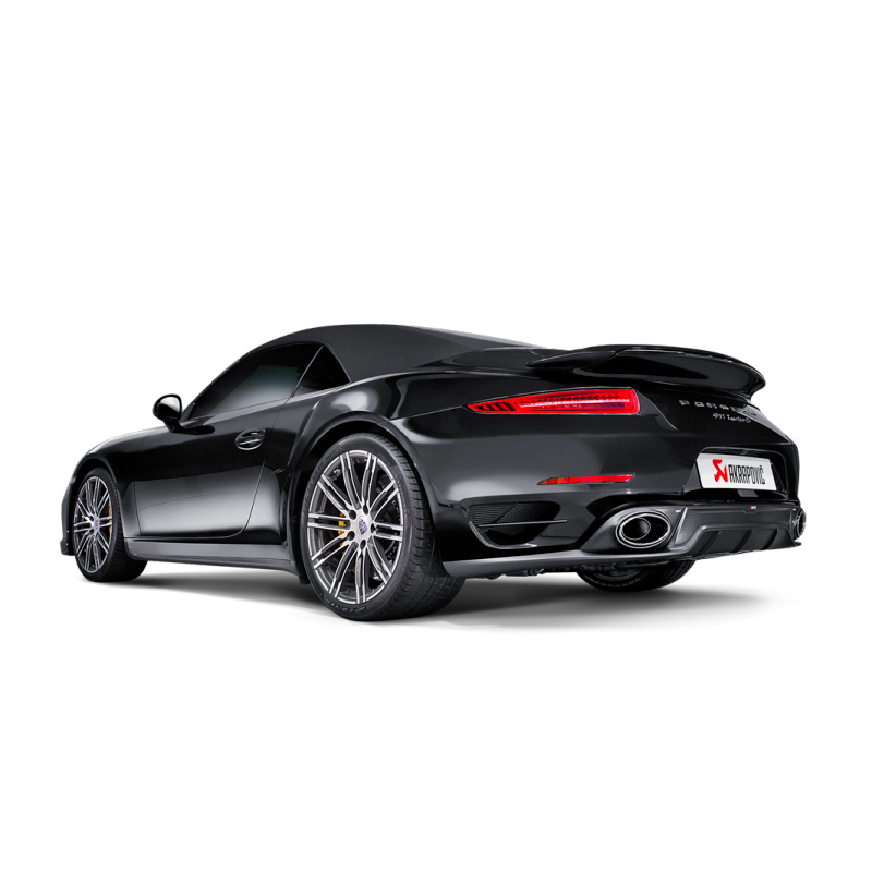 Akrapovic 14-15 Porsche 911 Turbo/Turbo S (991) Slip-On Line (Titanium) w/ Carbon Titanium Tips