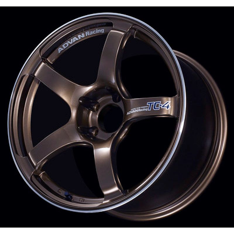 Advan TC4 17x8.5 +31 5-114.3 Umber Bronze Metallic & Ring Wheel