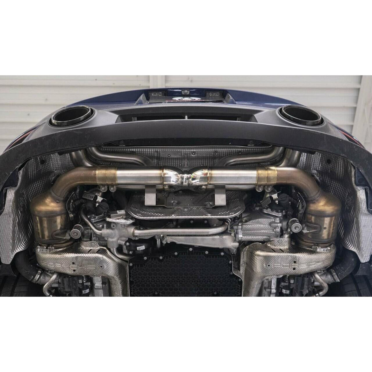 Fabspeed Porsche 992 Twin Turbo / Twin Turbo S Cat-Back Valvetronic Maxflo Exhaust System (2021+)