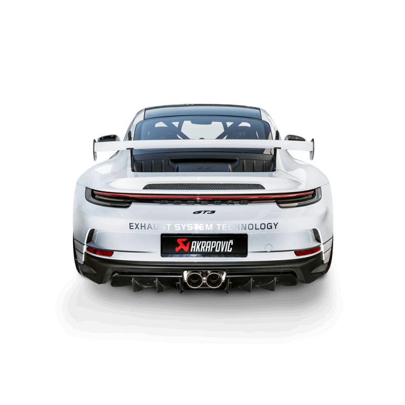 Akrapovic 21-22 Porsche 911 GT3/GT3 RS (992) Slip-On Race Line (Titanium) w/Titanium Tips