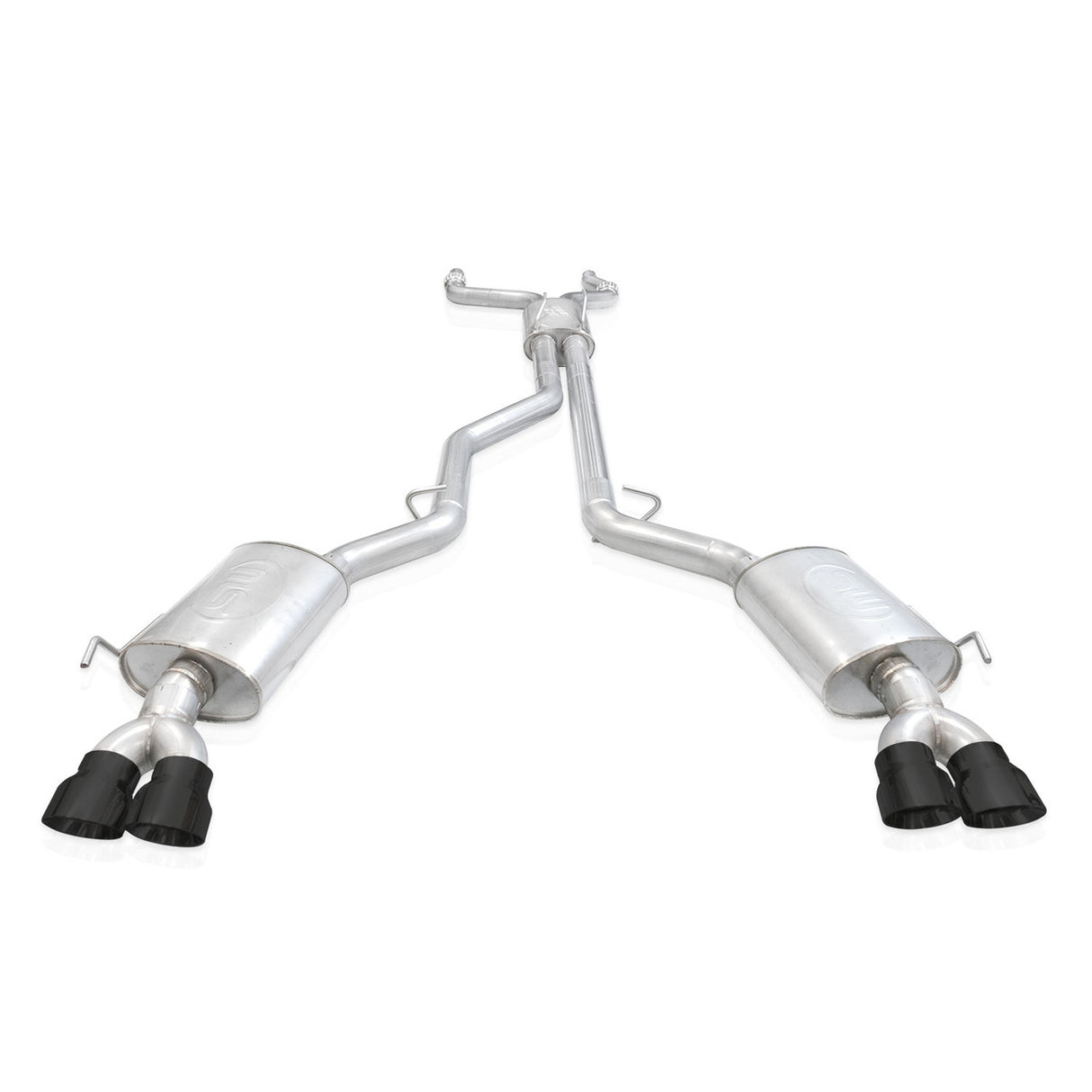 Stainless Works 20-24 Ford Explorer ST Catback - Black Tips