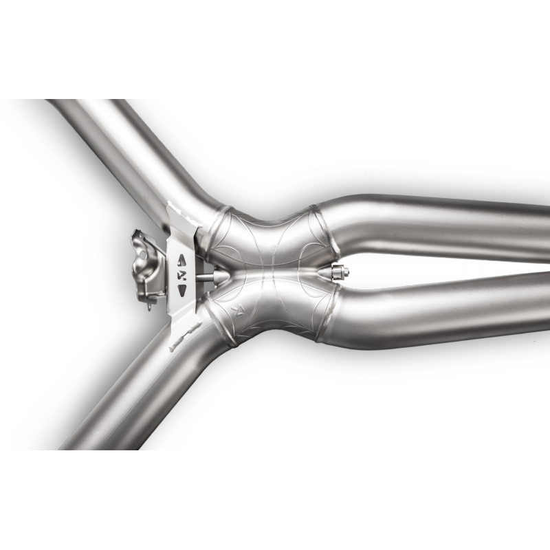 Akrapovic 16-17 AMG C63 Coupe Evolution Line Cat Back (Titanium) w/ Carbon Tips (Req. Link Pipe)