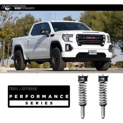 2019-2024 Chevy Silverado - Fox 2.0 Performance Series Coil-Overs & Shocks (0" to 2" Front Lift / Set of 4)