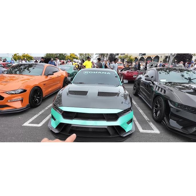 2024-2026 Mustang S650 Type-GTD Conversion Bumper Full Kit For Dark Horse/GT/EcoBoost