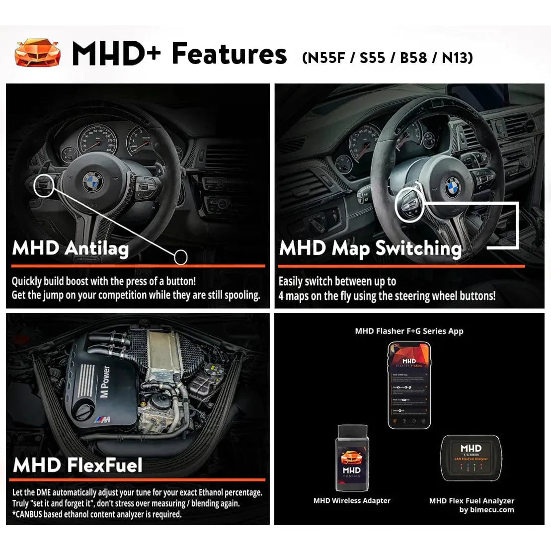 MHD Super License for BMW F and G Series - N55 / B58 / S55 / S58 / S63