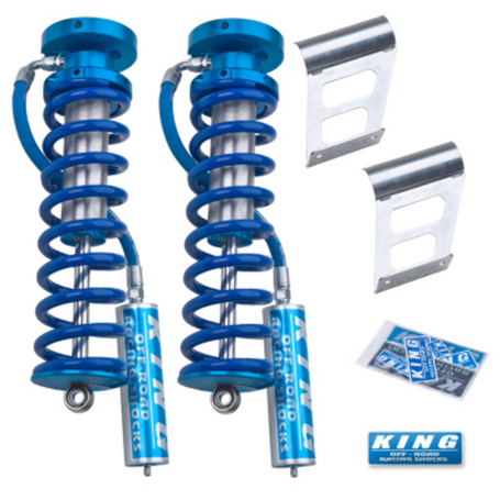 King Shocks 2005+ Ford F-250/F-350 4WD Front 2.5 Dia Remote Reservoir Coilover Conversion (Pair)