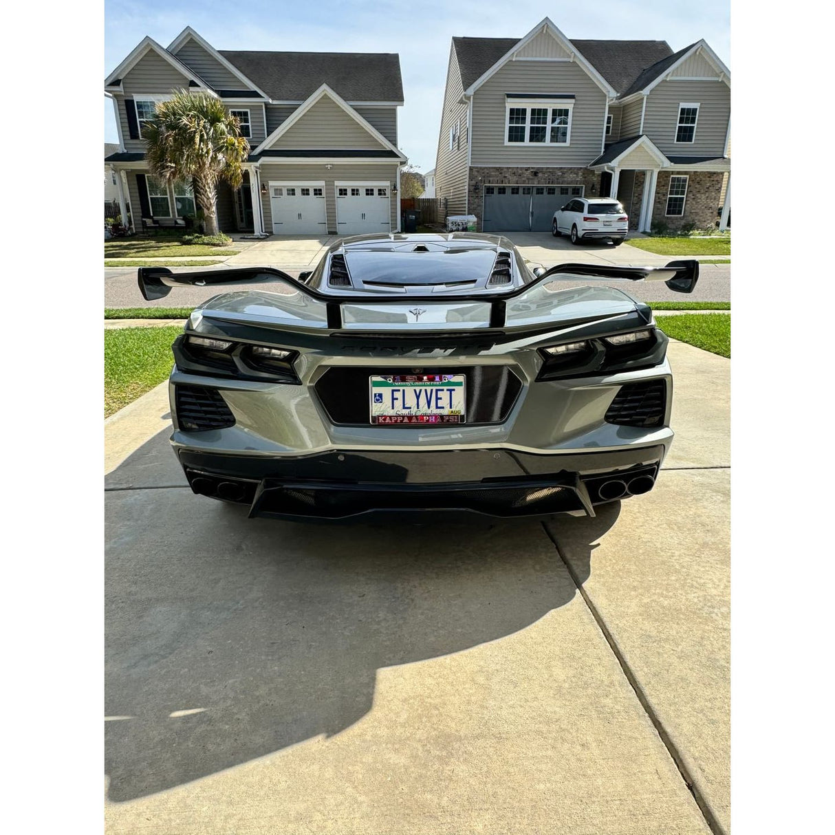 2020-2026 Corvette C8 Euro Smoke Style LED Taillights Amber Sequential Pair