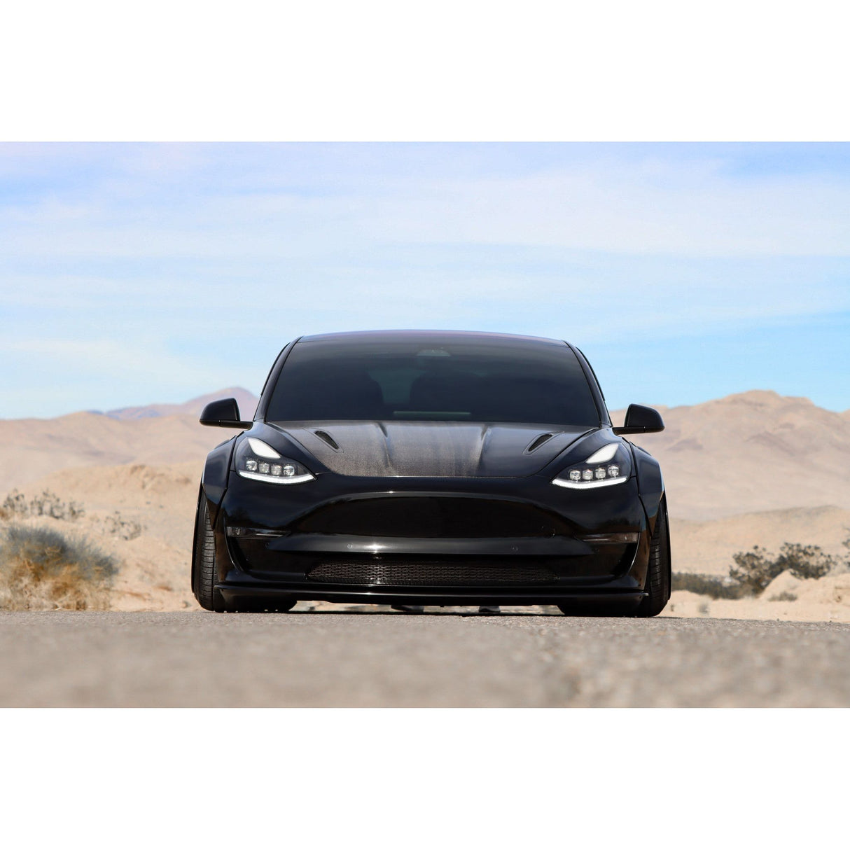 Alpharex - 17-23 Tesla Model 3 / 20-24 Model Y NOVA-Series LED Projector Headlights Alpha-Black