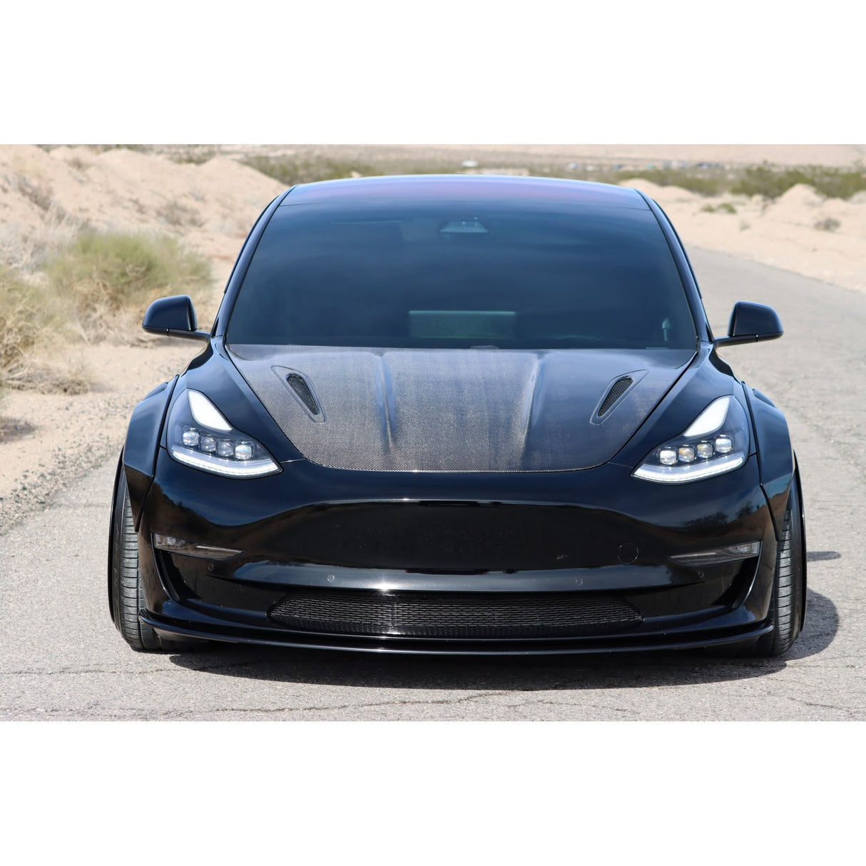 Alpharex - 17-23 Tesla Model 3 / 20-24 Model Y NOVA-Series LED Projector Headlights Alpha-Black