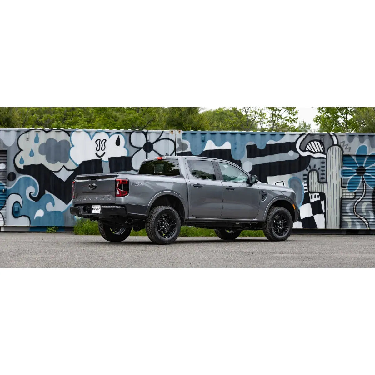 MBRP Cat-Back Exhaust System 2.5 Inch Black Coated Aluminized Steel Ford Ranger 2024-2026