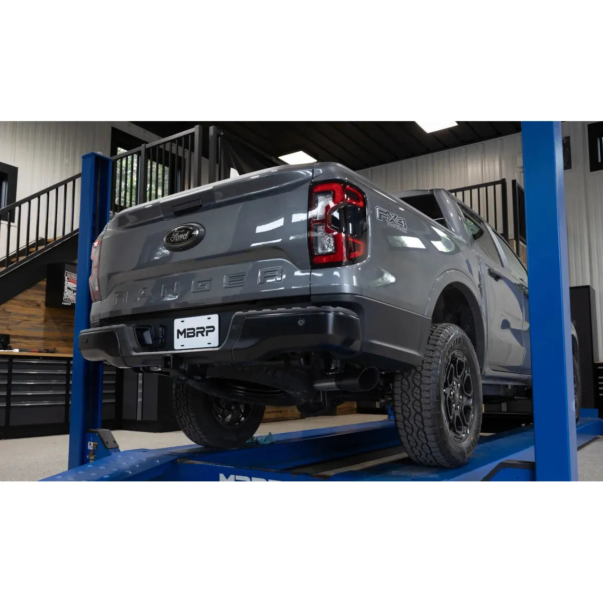MBRP Cat-Back Exhaust System 2.5 Inch Black Coated Aluminized Steel Ford Ranger 2024-2026