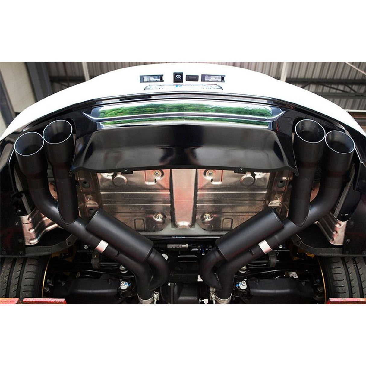 3" Dual Axle Back, Quad Tips, Black Coated, Chevy Camaro SS & ZL1 6.2L 2016 - 2024