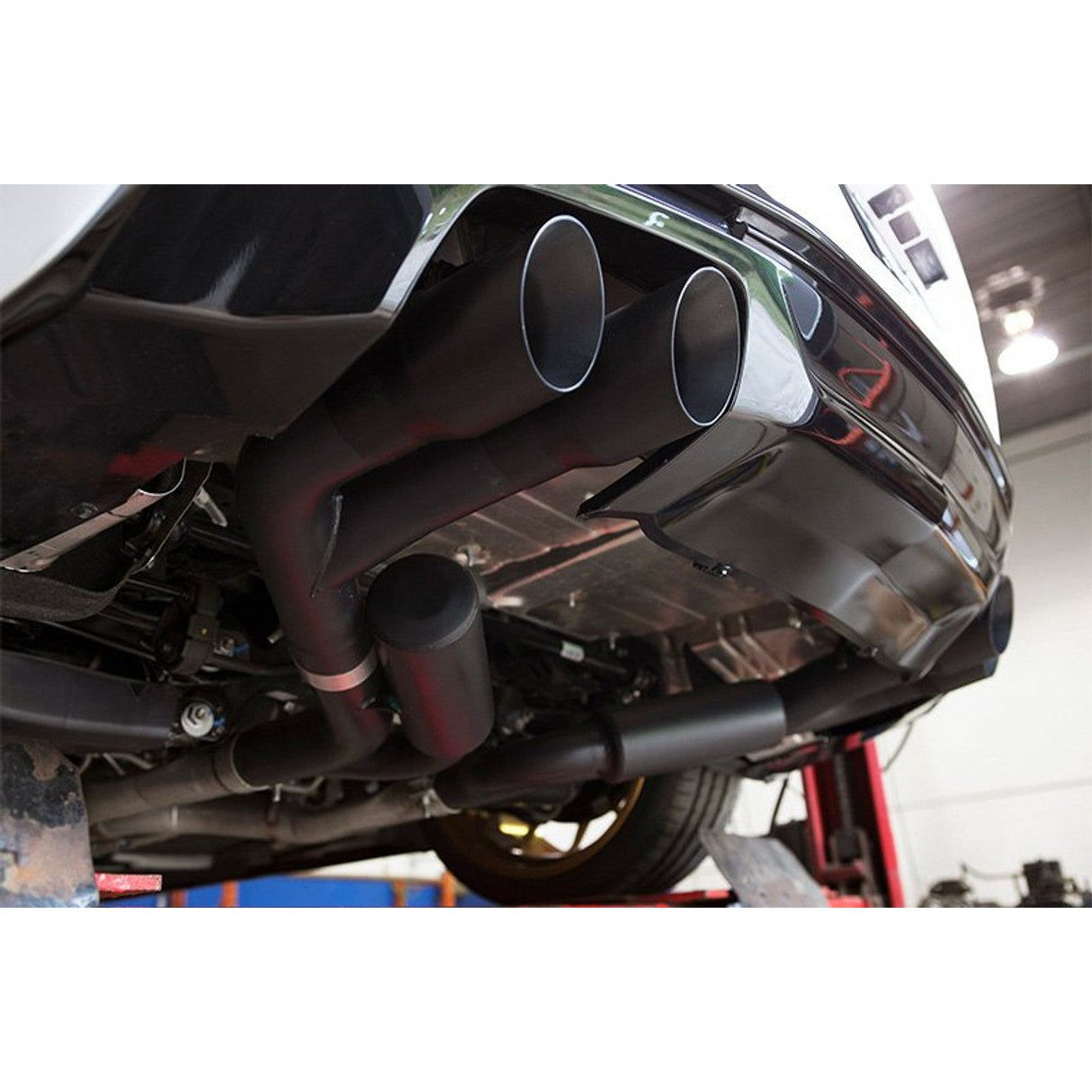 3" Dual Axle Back, Quad Tips, Black Coated, Chevy Camaro SS & ZL1 6.2L 2016 - 2024