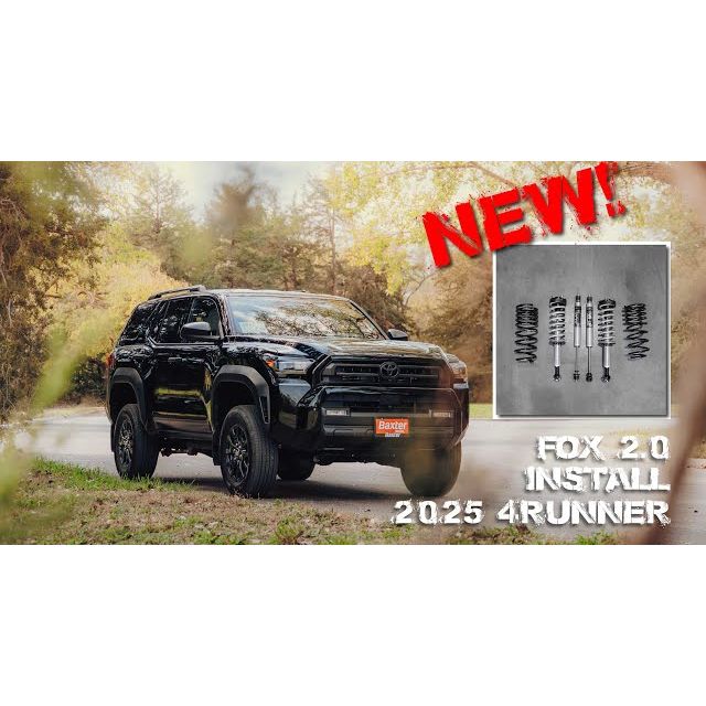 4Runner 2025+ Toyota - Fox 2.0 Performance Series Coil-Overs & Shocks (0" to 2.25" Front Lift / Set of 4)