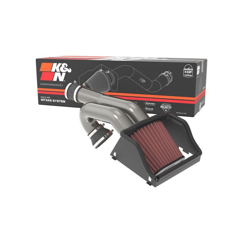 K&N 2015-2024 Ford F-150 3.5L V6 Performance Air Intake System