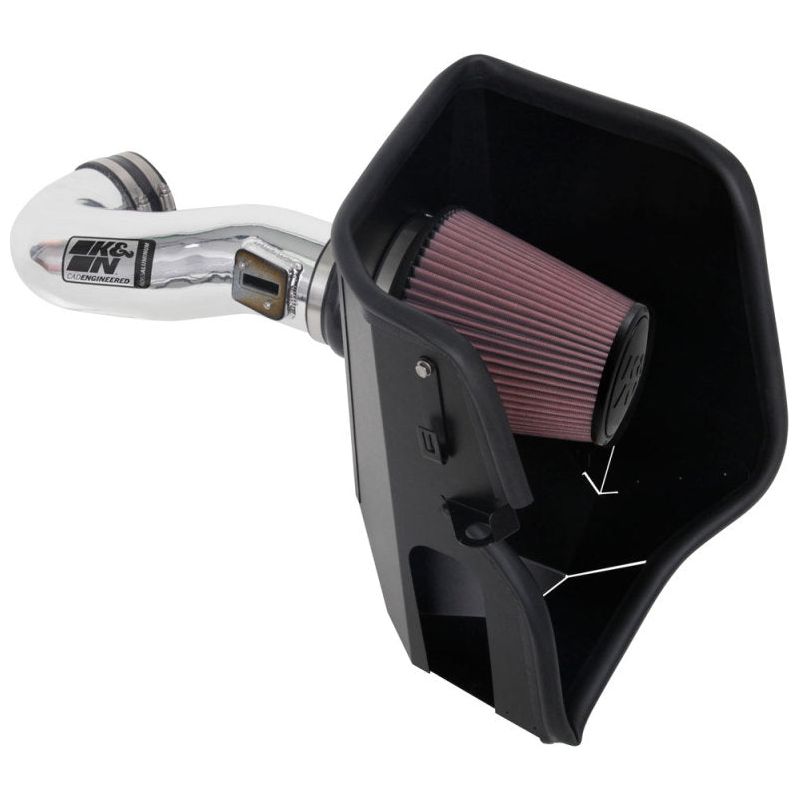 K&N 2019 Chevy Silverado / GMC Sierra 1500 V8-5.3/6.2L Performance Air Intake Kit