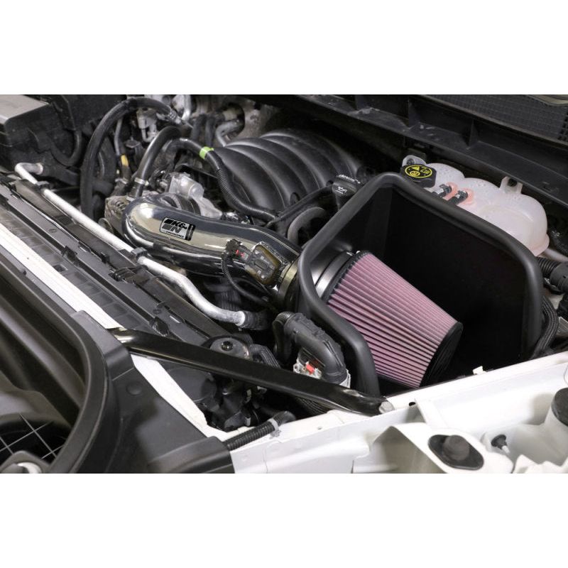 K&N 2019 Chevy Silverado / GMC Sierra 1500 V8-5.3/6.2L Performance Air Intake Kit