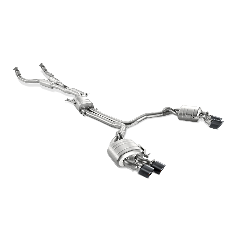 Akrapovic 13-17 Audi S6 Avant/Limousine (C7) Evolution Line Cat Back (Titanium) w/ Carbon Tips