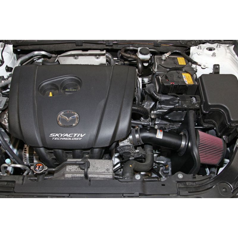 K&N 69 Series Typhoon Performance Intake Kit 13-14 Mazda 3 2.0L L4