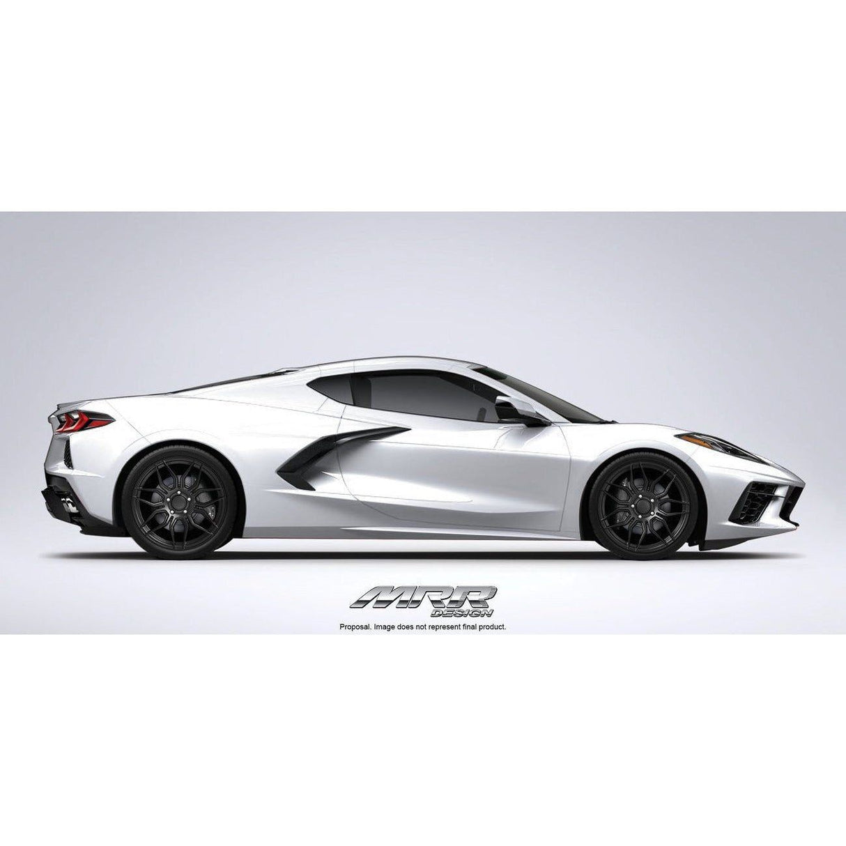 20-23+ C8 CORVETTE F024 19X8.5" & 20X11" FORGED WHEELS (FRONT & REAR)(CARBON FLASH) - NP Motorsports
