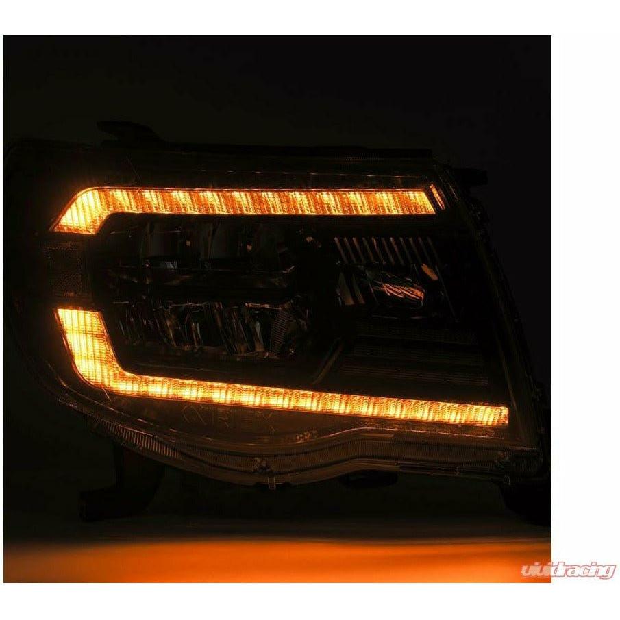 2005-2011 Toyota Tacoma | AlphaRex PRO-Series Projector Headlights Alpha-Black - Truck Accessories Guy