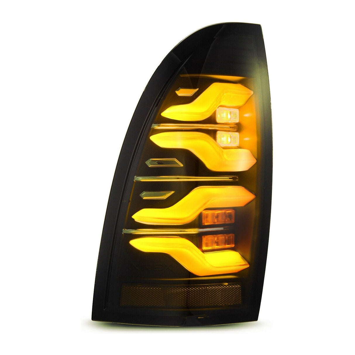 2005-2015 Toyota Tacoma | AlphaRex LUXX-Series LED Tail Lights Black - Truck Accessories Guy