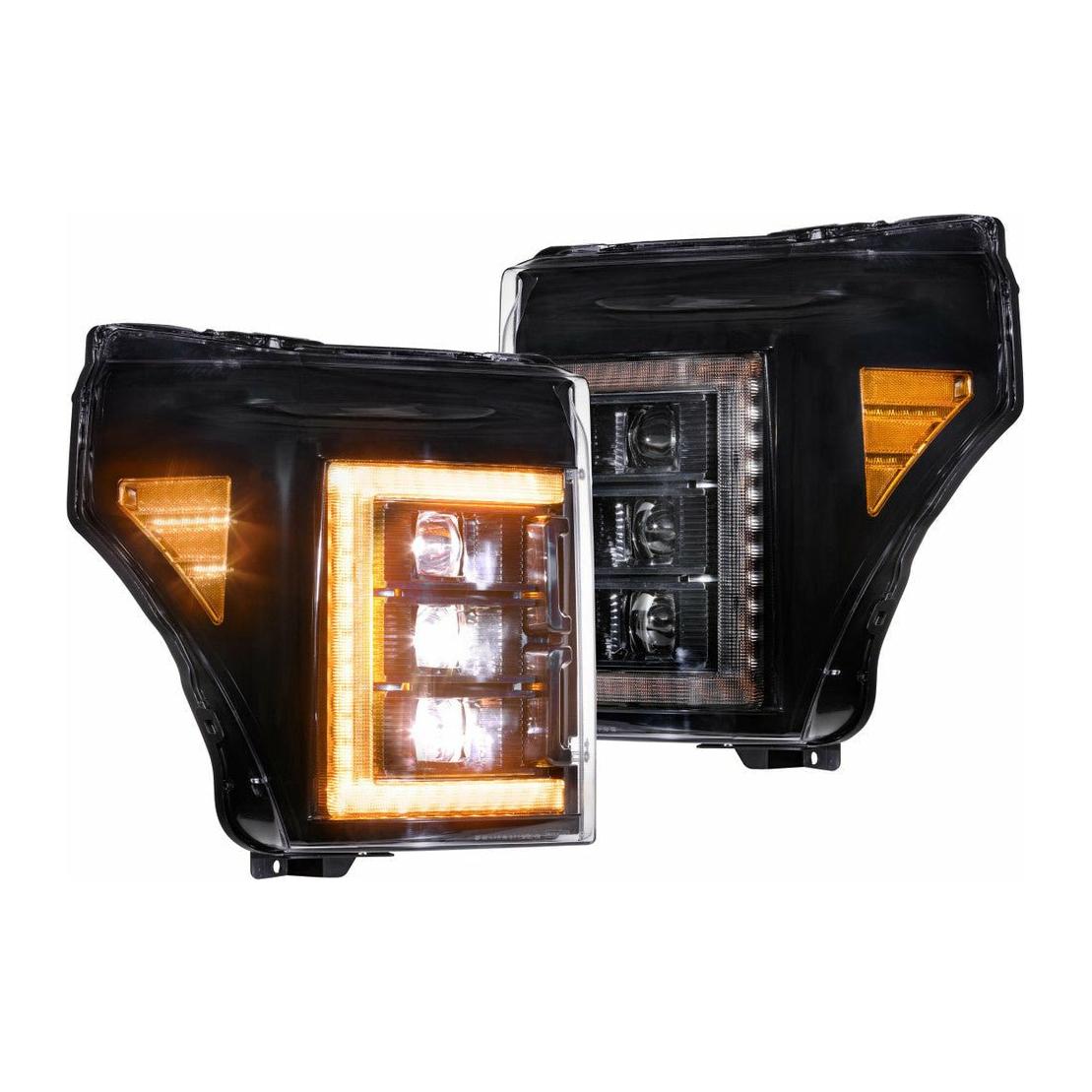 2011-2016 Ford F250 - Morimoto XB LED Headlights Amber DRL