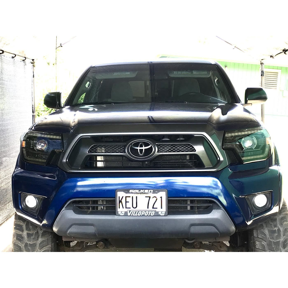 2012-2015 Toyota Tacoma | AlphaRex LUXX-Series LED Projector Headlights Alpha-Black - NP Motorsports