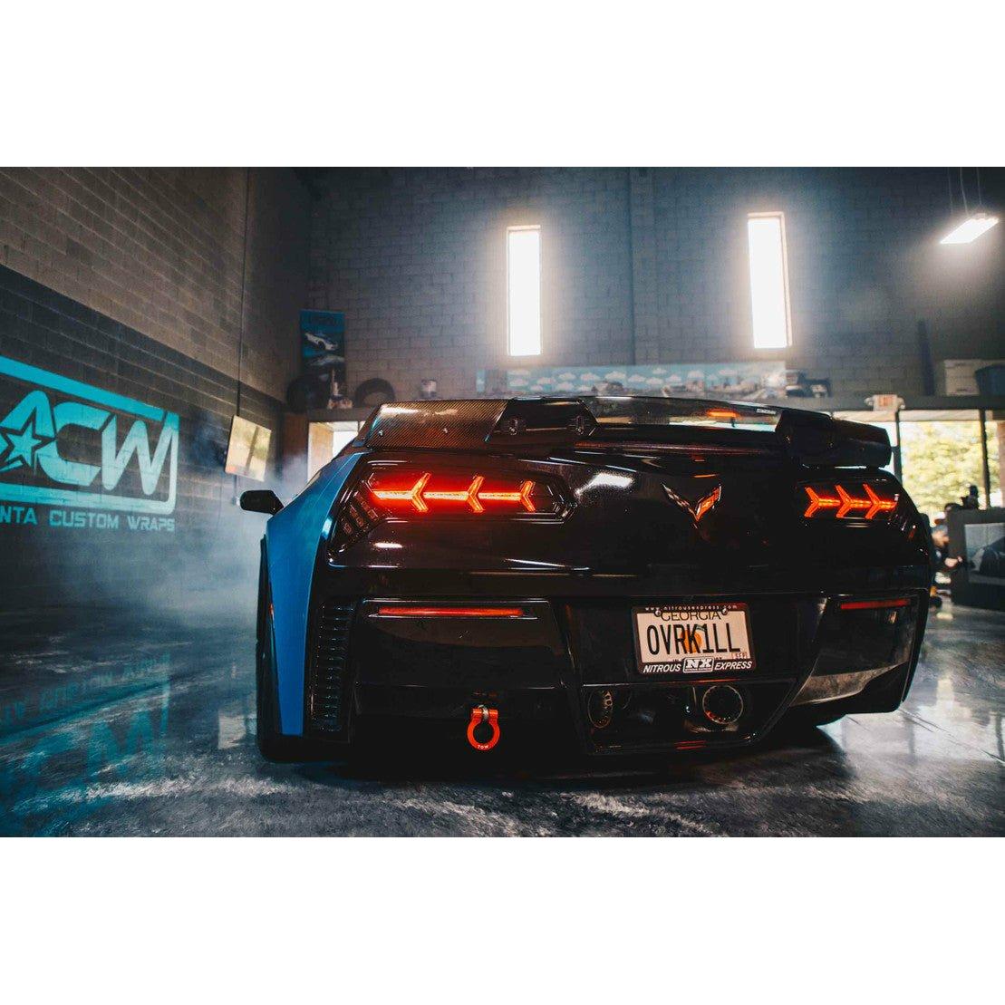 2014-2019 Chevrolet Corvette C7 | Morimoto XB LED Tail Light Set - Smoked - TAG Motorsports