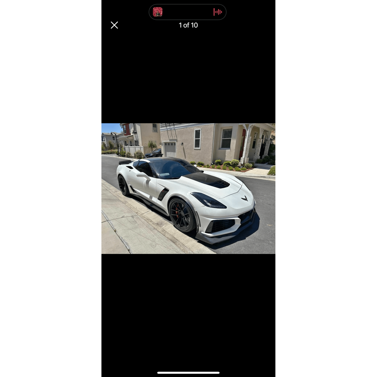 2014-2019 Chevrolet Corvette ZR1 Conversion Front Bumper Kit – Primer Black - NP Motorsports