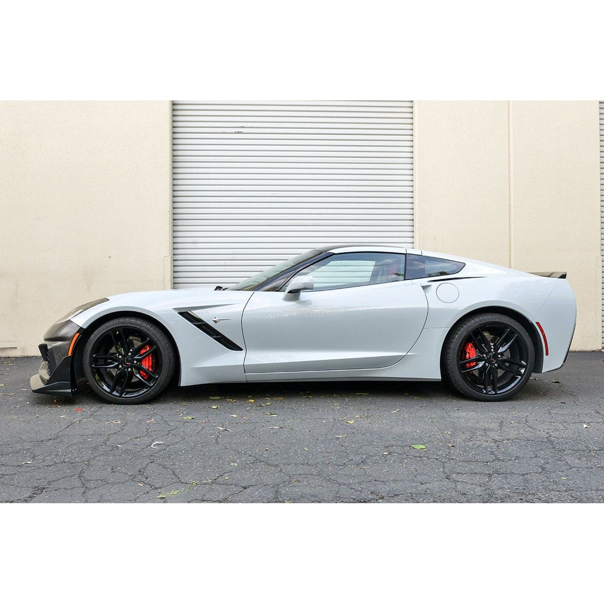 2014-2019 Chevrolet Corvette ZR1 Conversion Front Bumper Kit – Primer Black - NP Motorsports