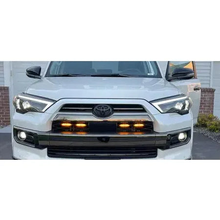 2014-2023 Toyota 4Runner | ALPHAREX LUXX-Series Projector Headlights Midnight Black - Truck Accessories Guy