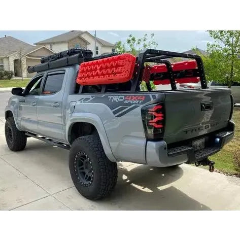 2016-2023 Toyota Tacoma | Alpharex PRO-Series Taillights Jet Black Toyota Tacoma - Truck Accessories Guy