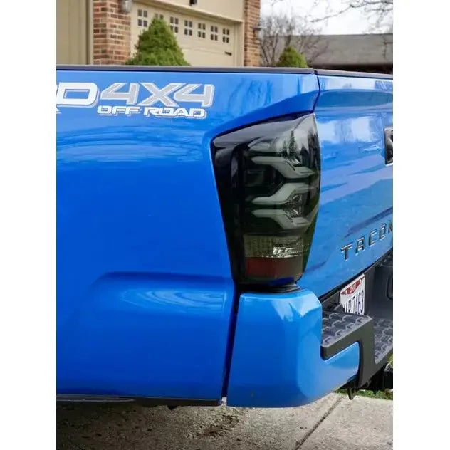 2016-2023 Toyota Tacoma | Alpharex PRO-Series Taillights Jet Black Toyota Tacoma - Truck Accessories Guy