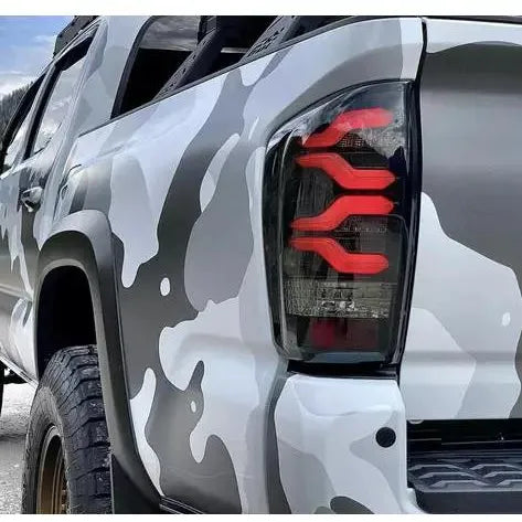 2016-2023 Toyota Tacoma | Alpharex PRO-Series Taillights Jet Black Toyota Tacoma - Truck Accessories Guy