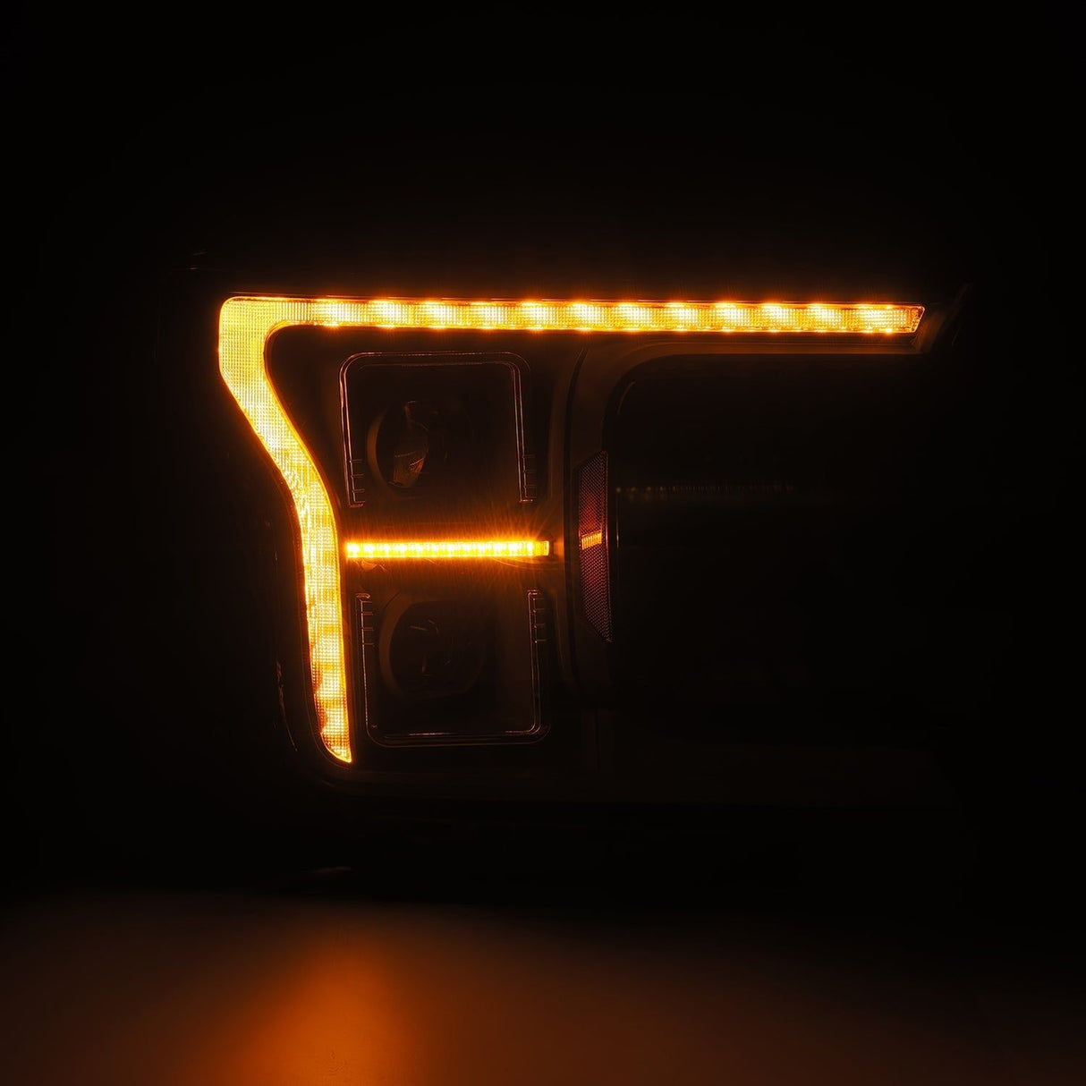 2018-2020 Ford F150 | AlphaRex LUXX Projector Headlights Alpha-Black G2 - Truck Accessories Guy