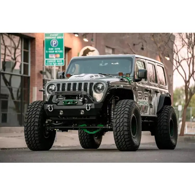 2018-2022 Jeep Gladiator Wrangler | DV8 Offroad LED Headlights (Black) - HLCJL-02 - Truck Accessories Guy