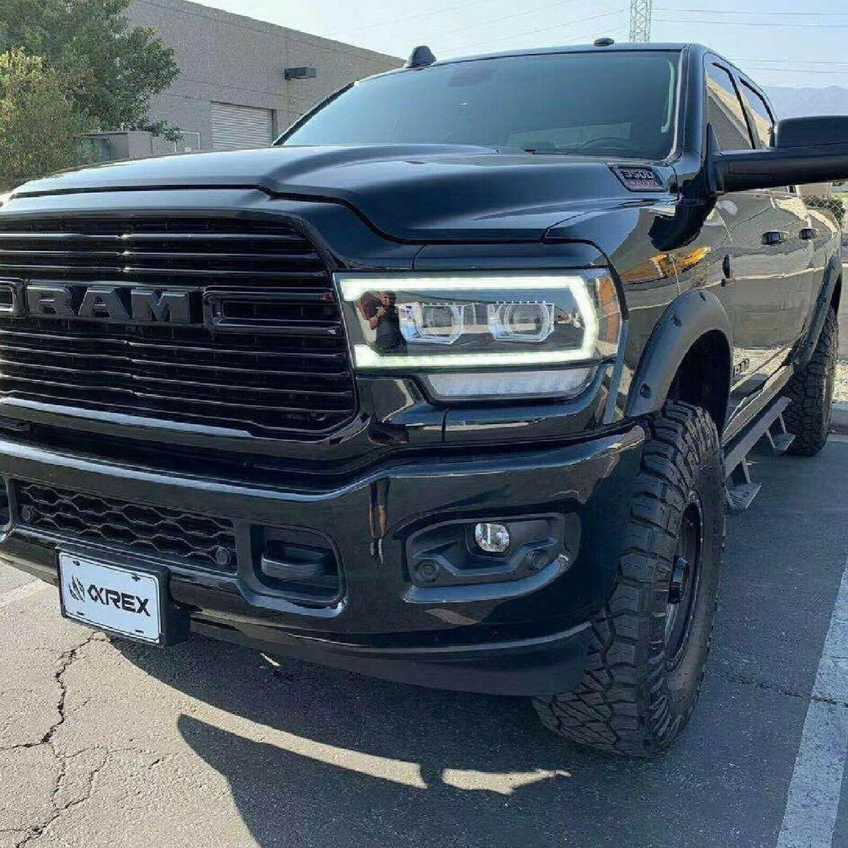 2019-2022 Dodge Ram 2500 | AlphaRex PRO-Series Projector Headlights Alpha-Black - Truck Accessories Guy