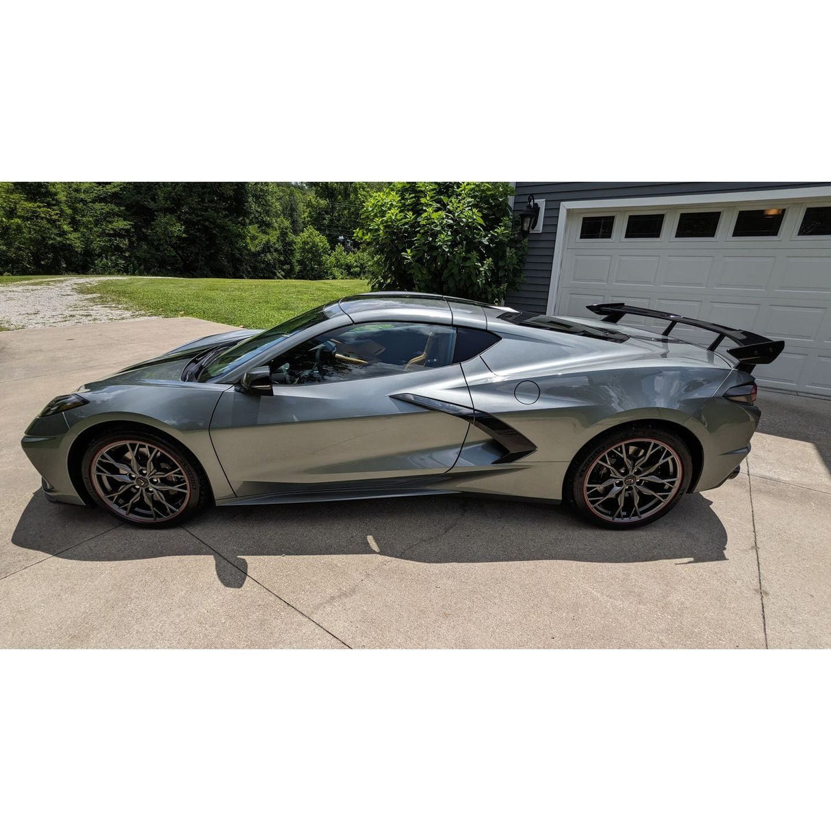 2020-2023 Chevrolet Corvette C8 - Carbon Flash High Wing Spoiler - NP Motorsports