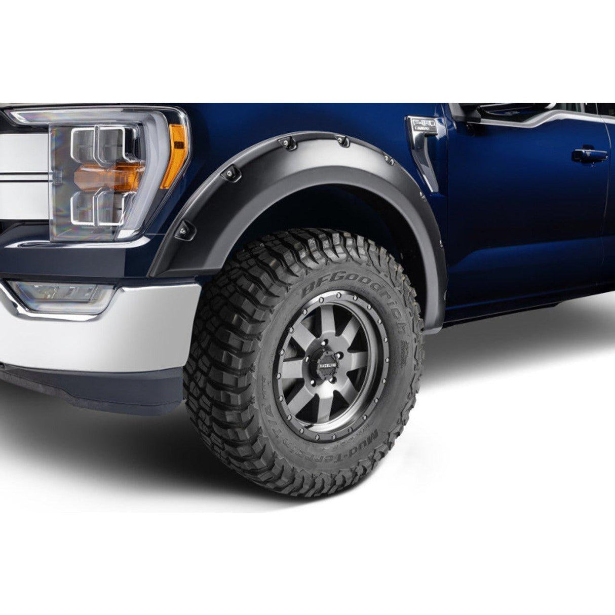 2021+ Ford F150 (Excl. Lightning)- Bushwacker Pocket Style Flares 4pc - Black - 20963-02 - NP Motorsports