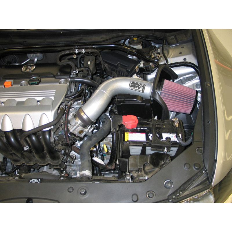 K&N 09 Acura TSX 2.4L Silver Typhoon Intake