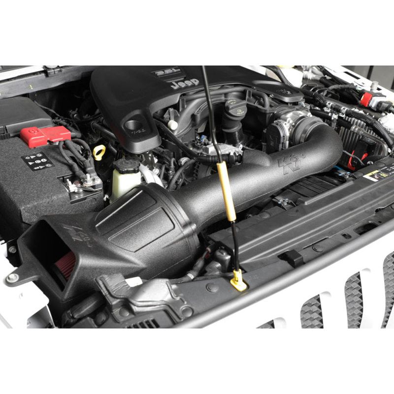 K&N 2018 Jeep Wrangler JL V6-3.6L F/I Aircharger Performance Intake